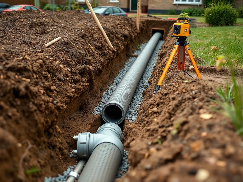 Drainage project by SSW Construction — Surface water control